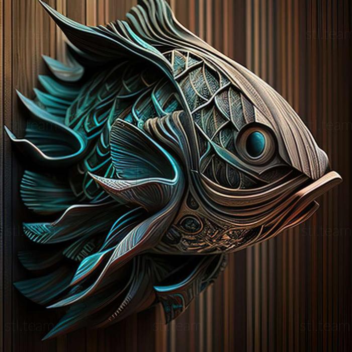 Masked yulidochrome fish